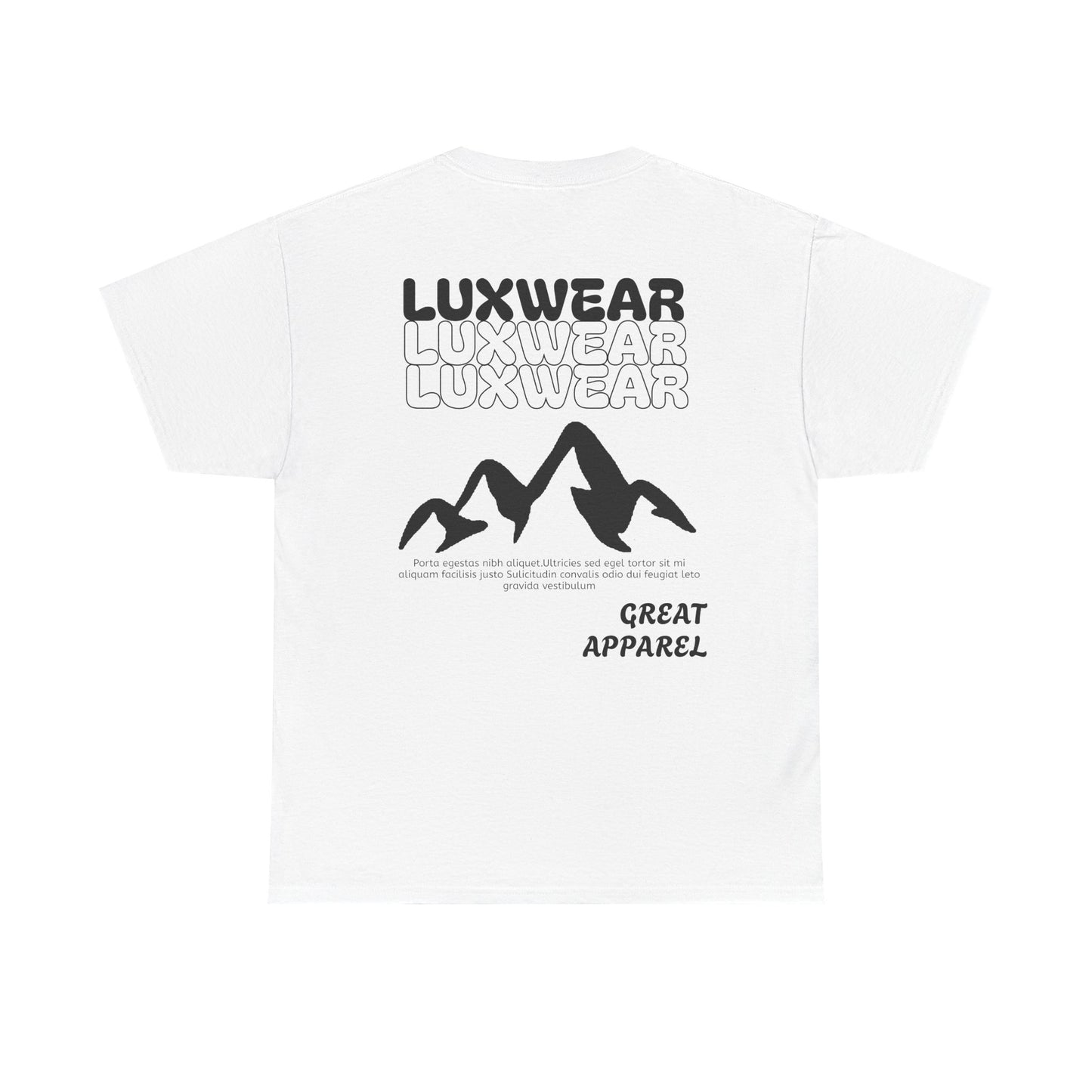 White Luxwear Men's T-Shirt