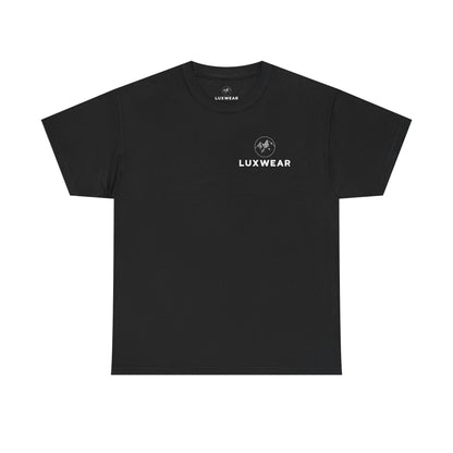 Black Luxwear men's T-shirt