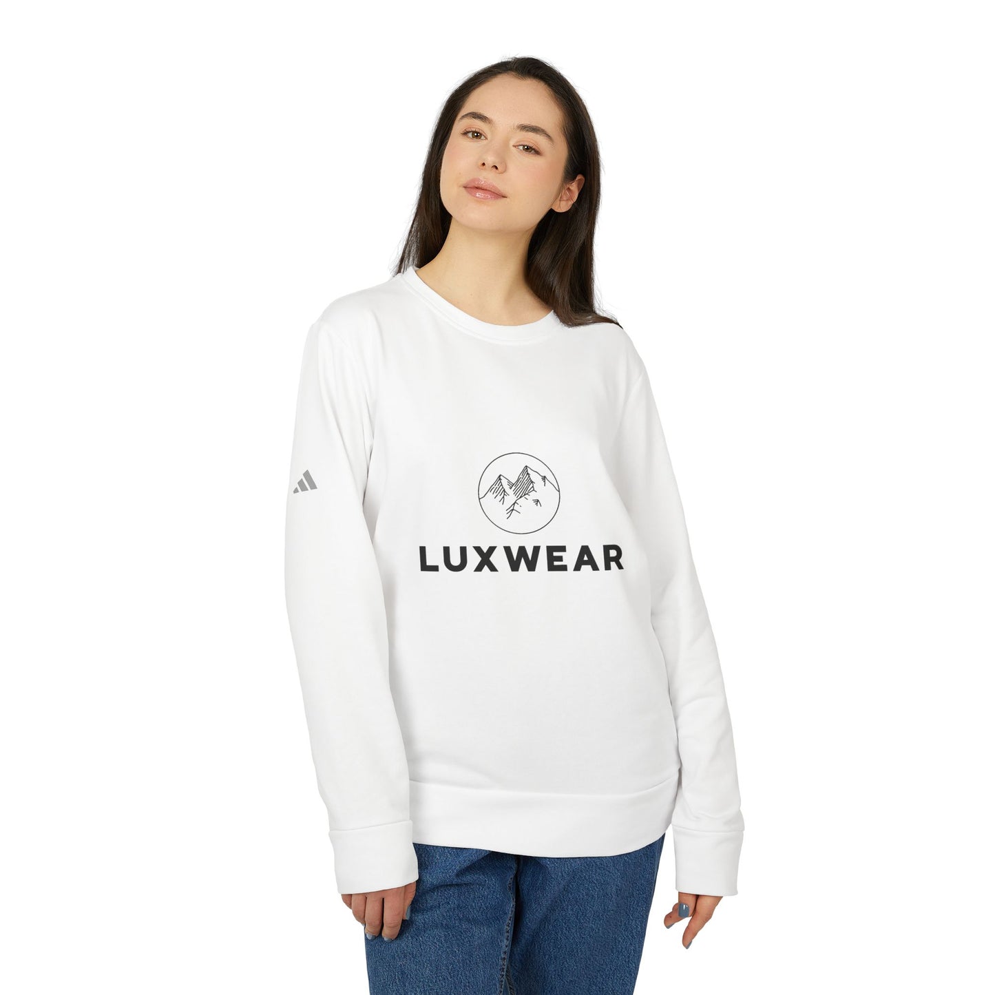 Luxwear x Adidas Fleece Crewneck Sweatshirt