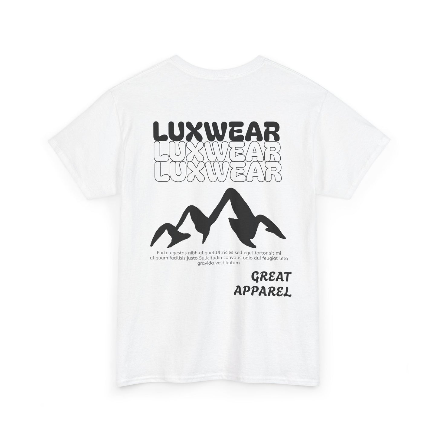 White Luxwear Men's T-Shirt