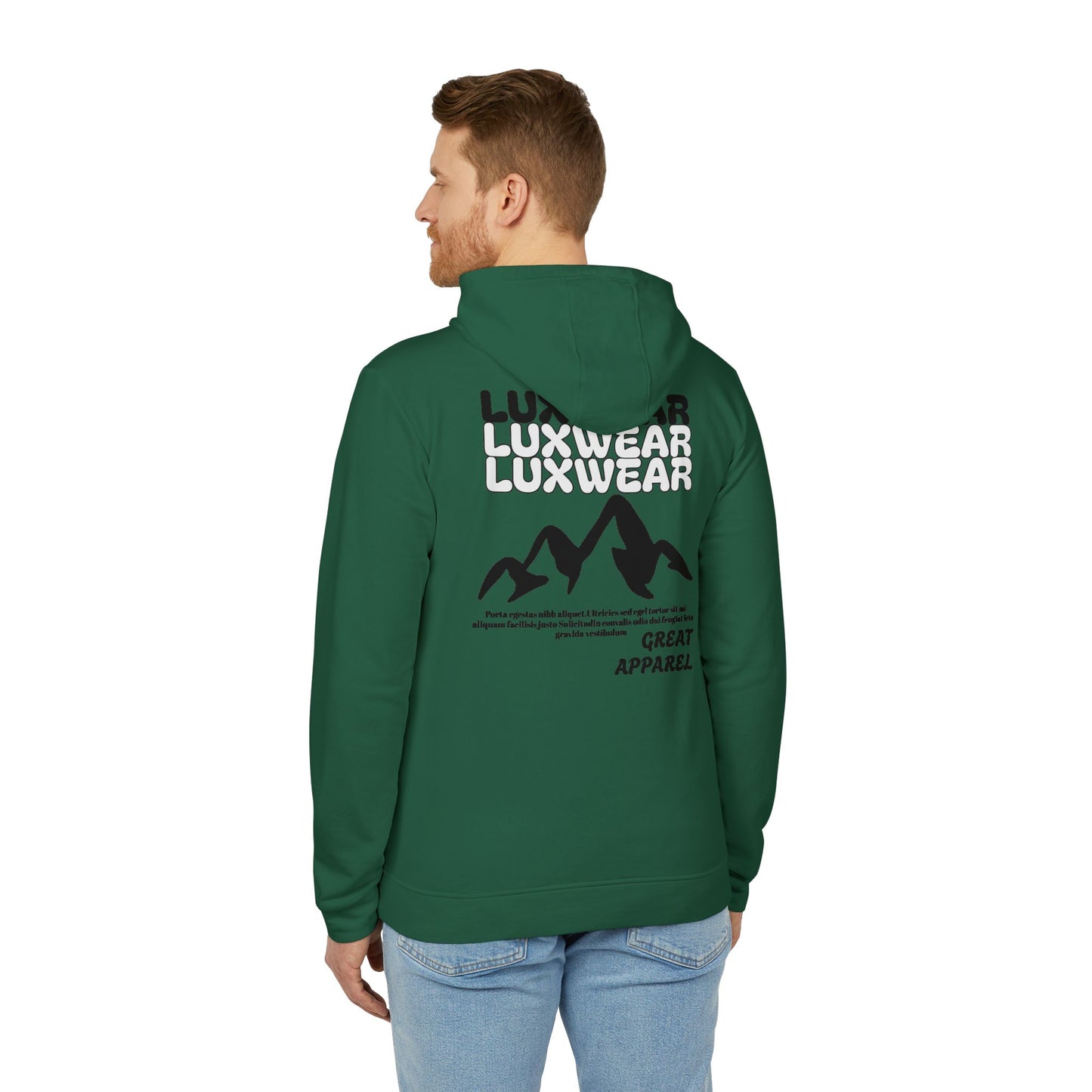 Luxwear x Adidas Fleece Hoodie