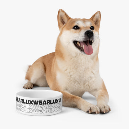 Modern Pet Bowl with Stylish Lux Wear Design