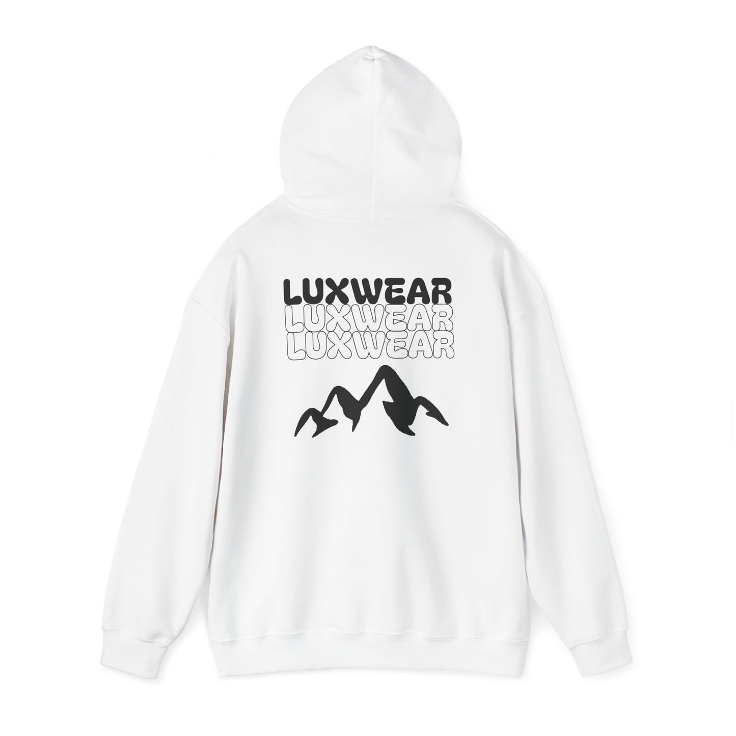 White Luxwear Men's Hoodie