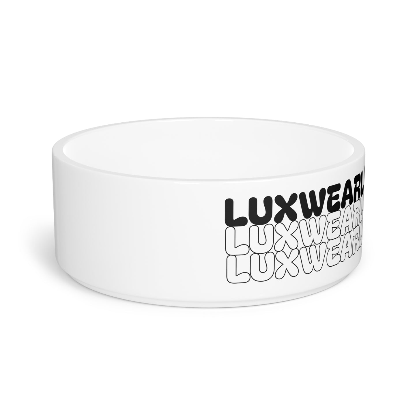 Modern Pet Bowl with Stylish Lux Wear Design