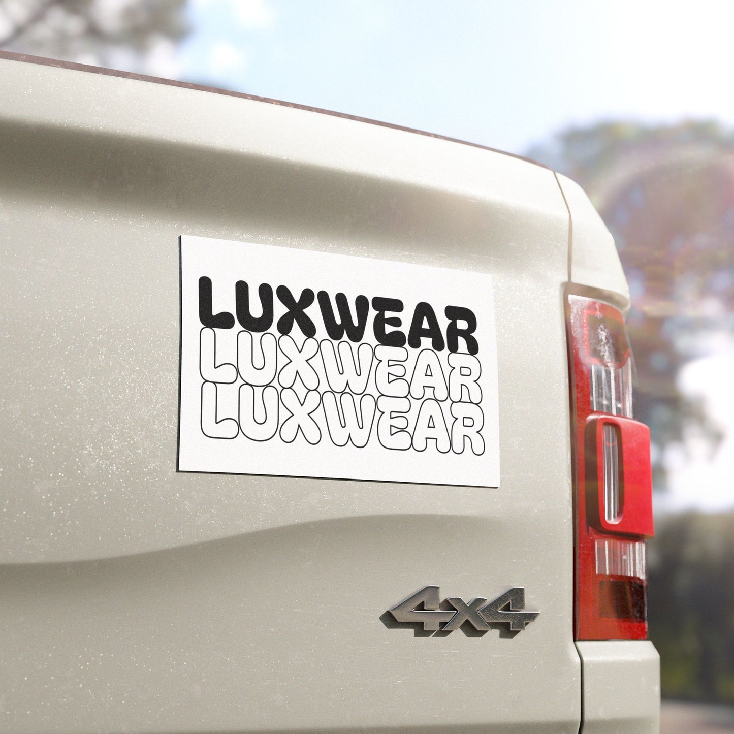 Stylish Luxwear Car Magnet - Fun, Bold Design for Auto Enthusiasts