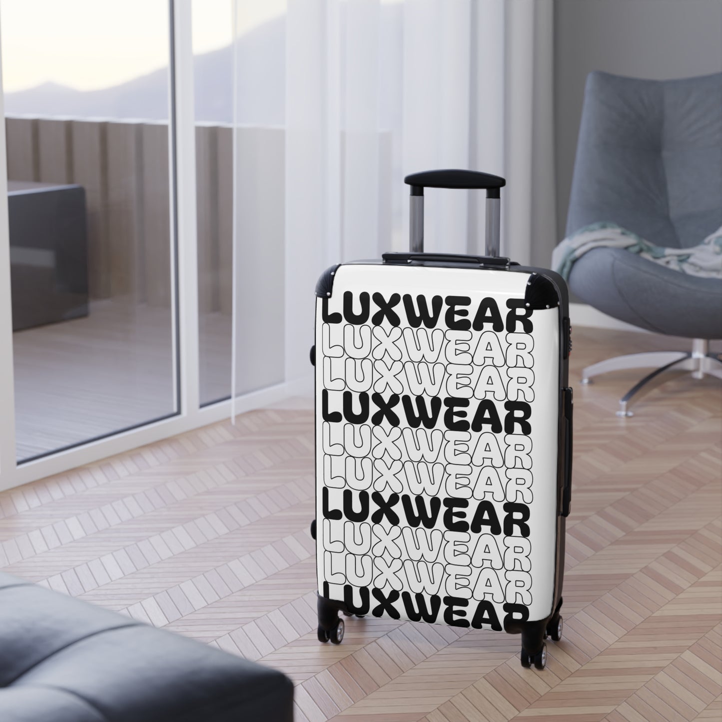 Stylish Luxwear Carry-On Suitcase for Trendy Travelers