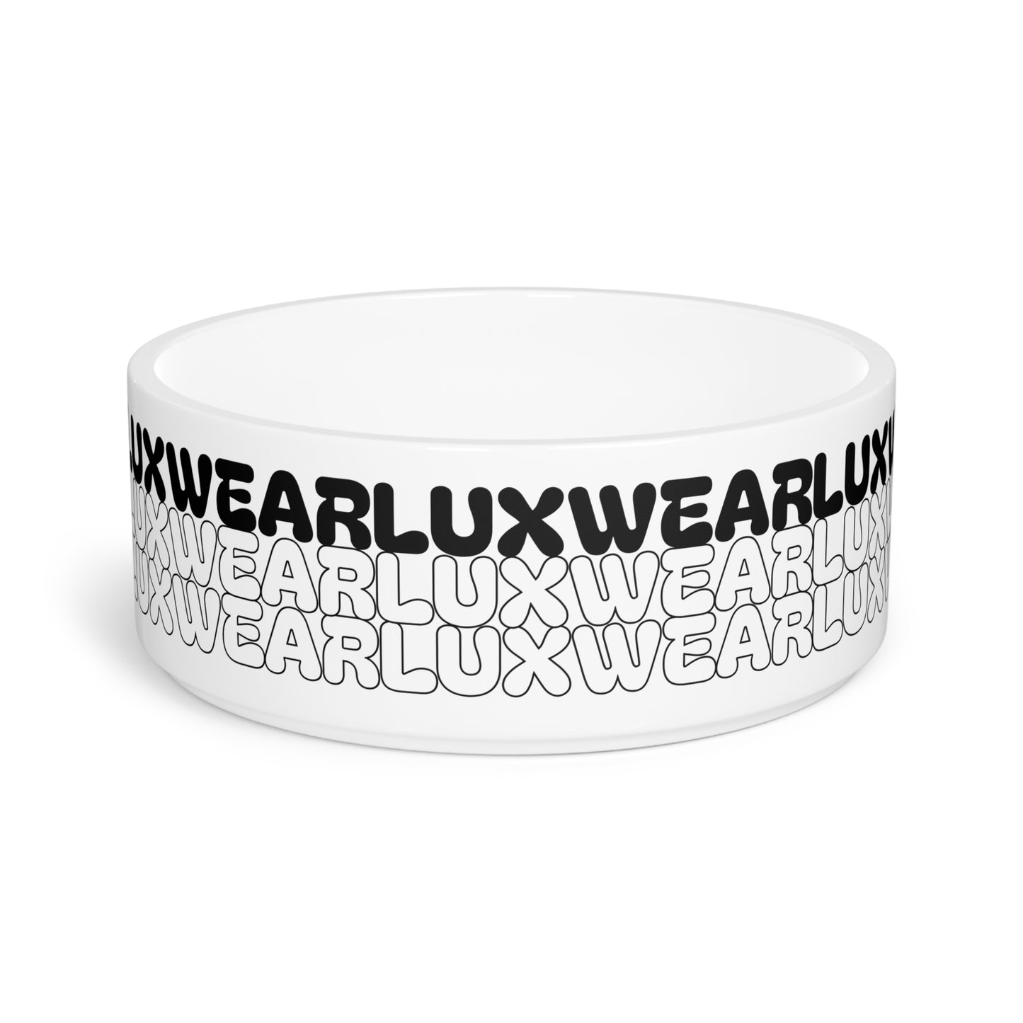 Modern Pet Bowl with Stylish Lux Wear Design