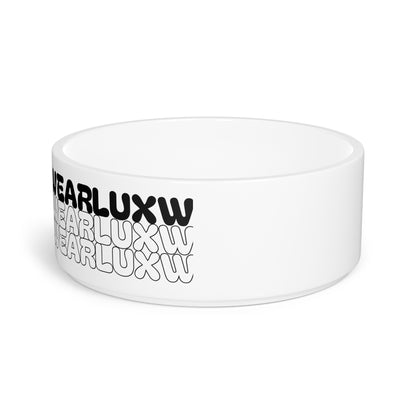 Modern Pet Bowl with Stylish Lux Wear Design