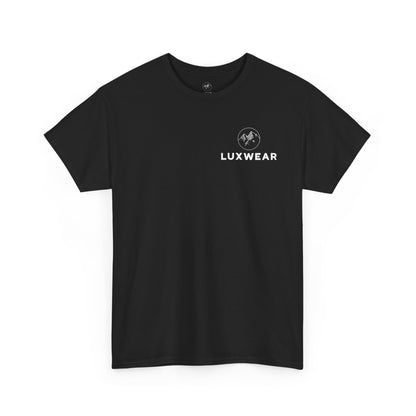 Black Luxwear men's T-shirt