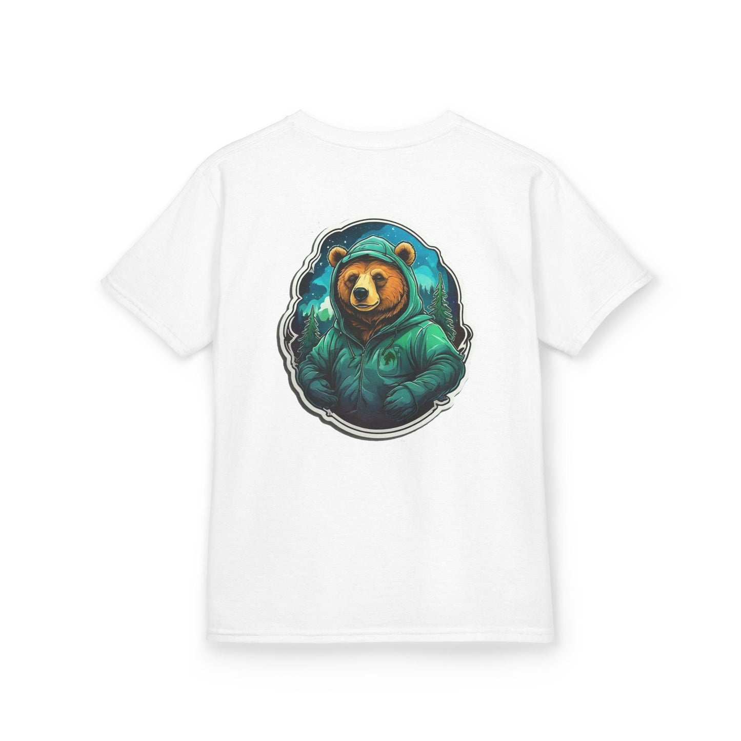 Kids Bear Graphic Tee - Eco-Friendly Comfort for Young Adventurers